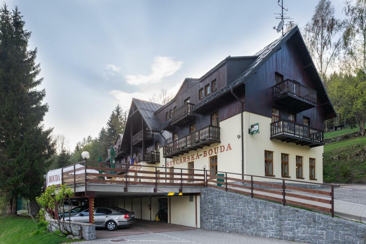 Hotel Svycarska Bouda Špindlerŭv Mlýn Esterno foto